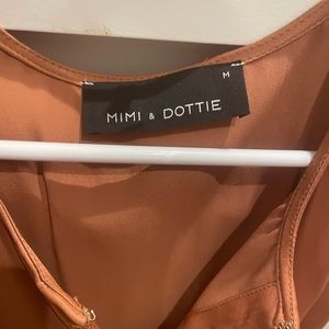 Gold belted Mimi & Dottie top
